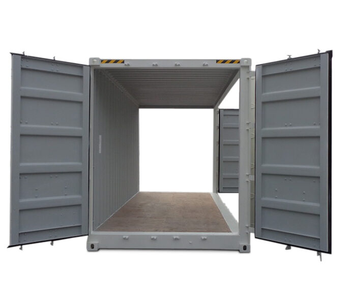 CONTAINER 20 PIEDS HIGH-CUBE DOUBLE PORTE + PORTE LATÉRALE